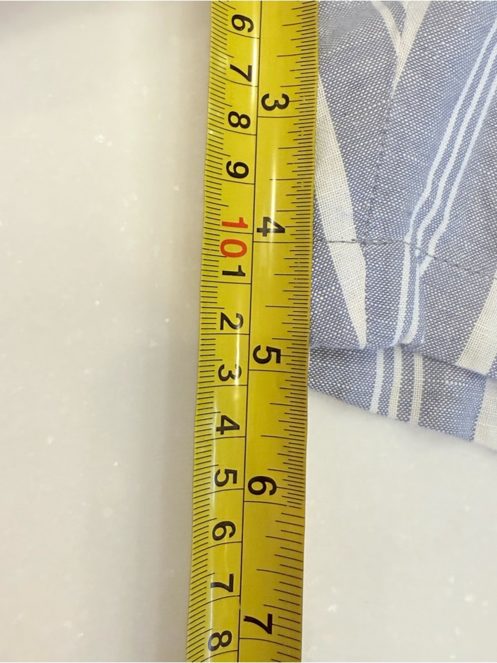Club Monaco Men’s Jax Shorts Linen Blend Blue White Sz 33 NWT - Picture 11 of 16